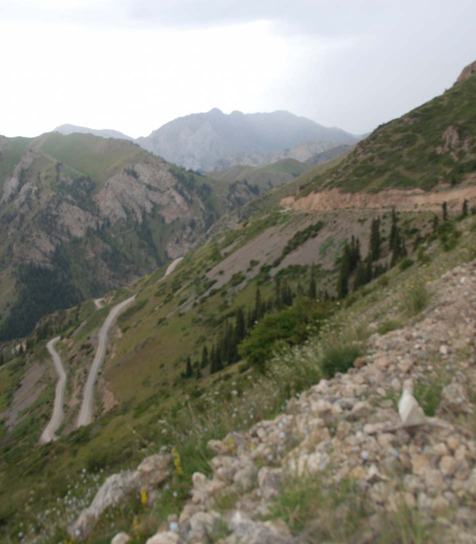 motocyklem po Kirgistanie