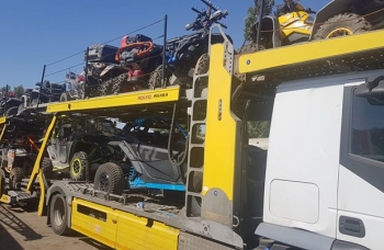 Kolejna ciężarówka zapakowana i gotowa do powrotu do Polski ;) z Kirgistanu